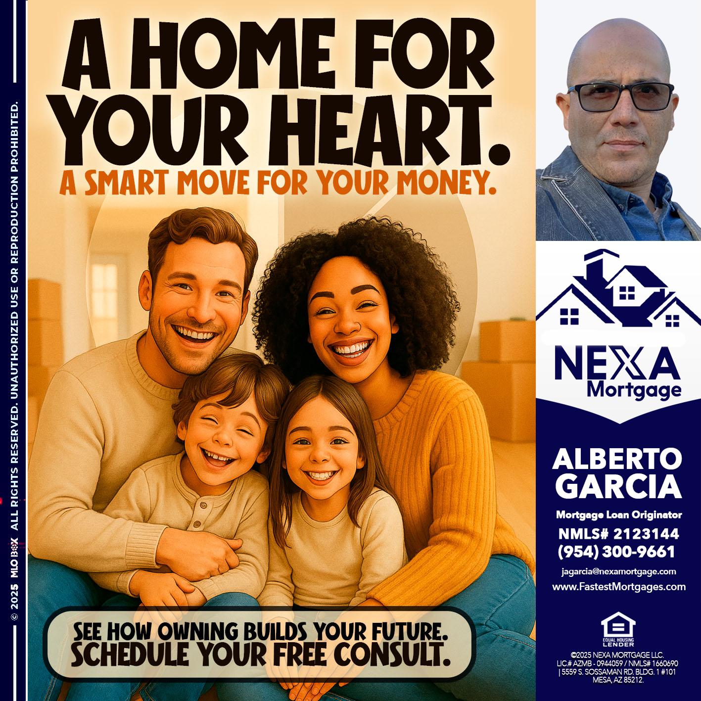 A HOME FOR - Alberto Garcia -Mortgage Loan Originator