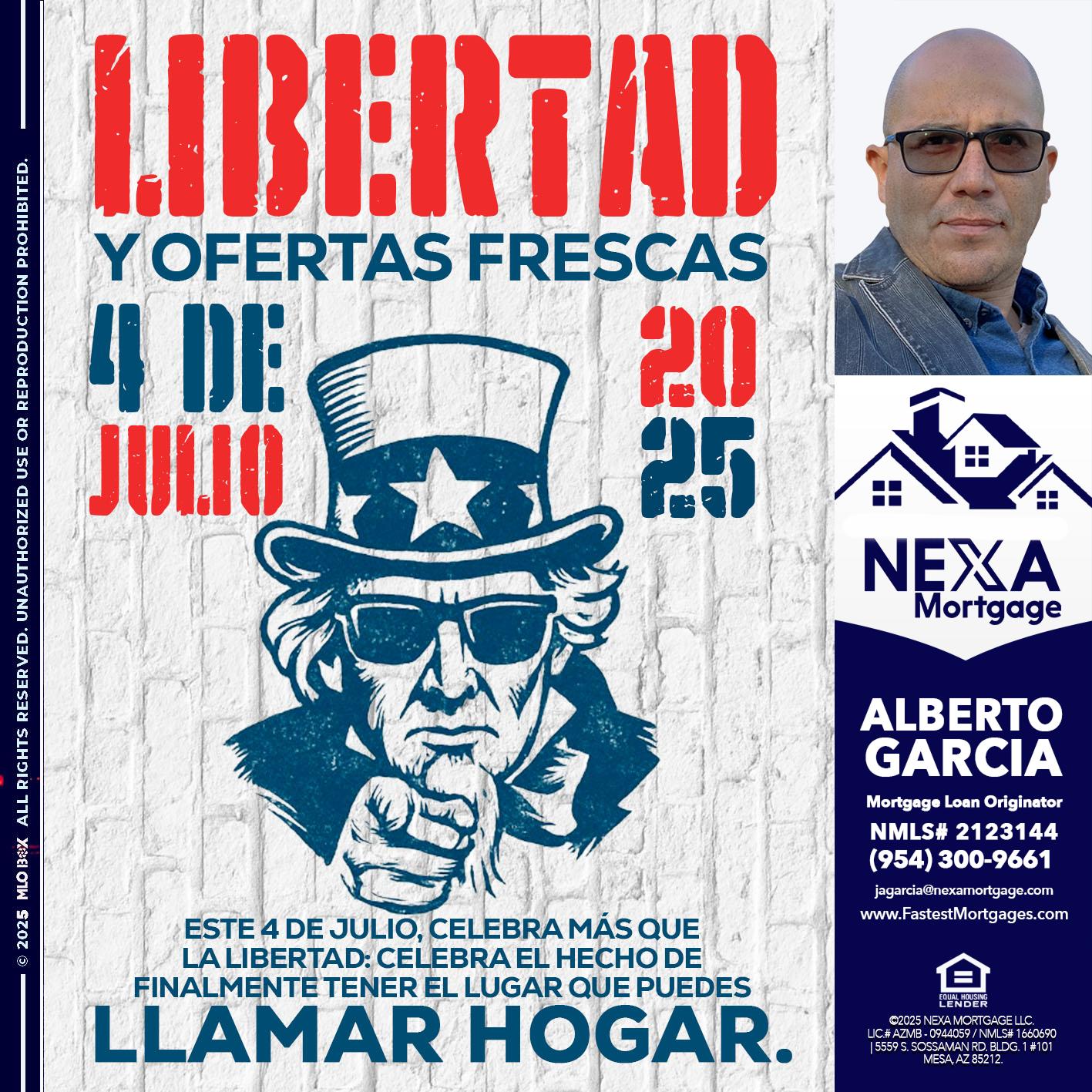 LIBERTAD - Alberto Garcia -Mortgage Loan Originator