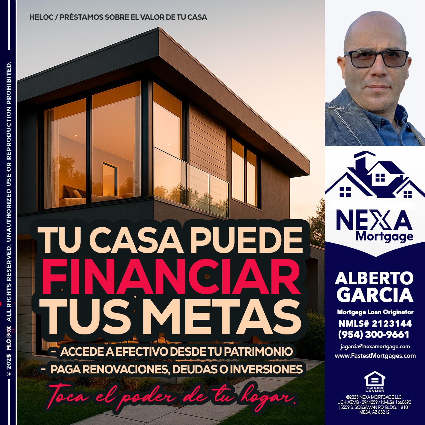 TU CASA PUEDE - Alberto Garcia -Mortgage Loan Originator