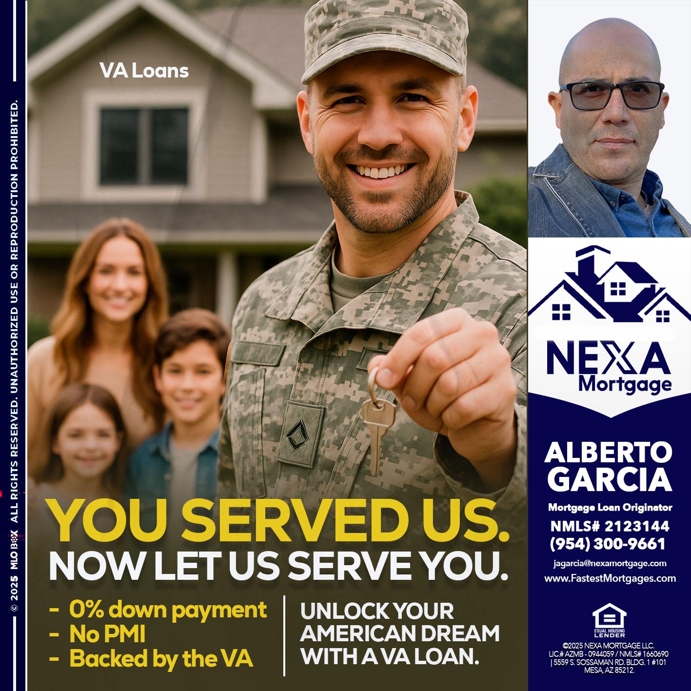 YOU DESERVED - Alberto Garcia -Mortgage Loan Originator