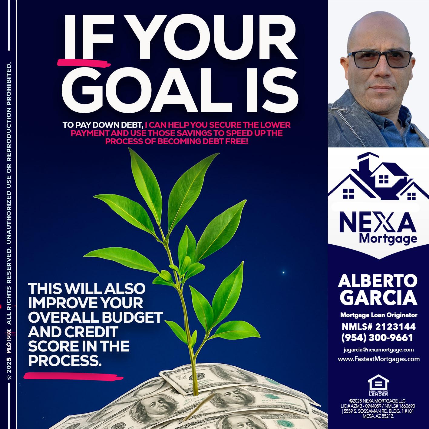 if your goal is - Alberto Garcia -Mortgage Loan Originator