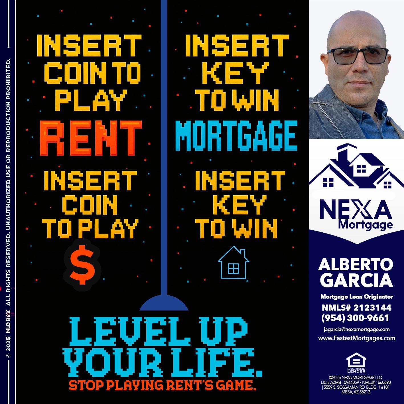 INSERT COIN - Alberto Garcia -Mortgage Loan Originator