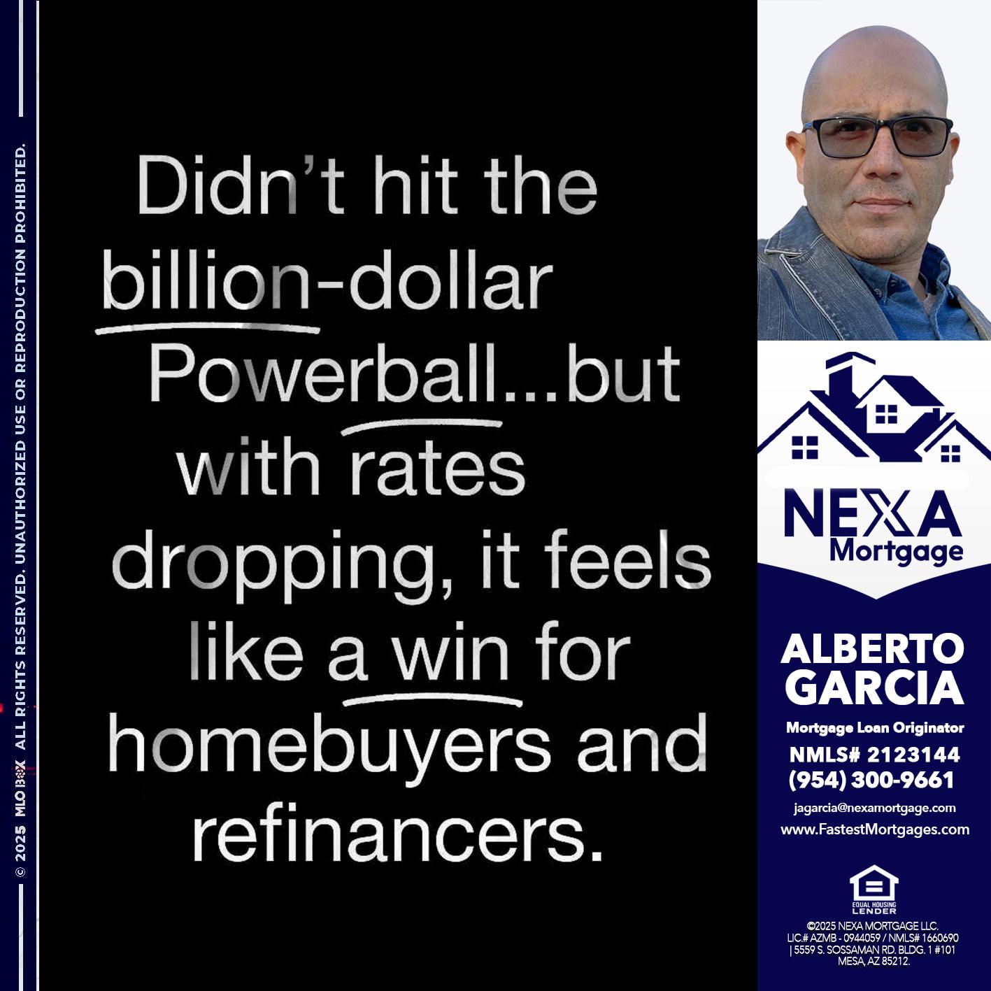 DIDNT HIT - Alberto Garcia -Mortgage Loan Originator