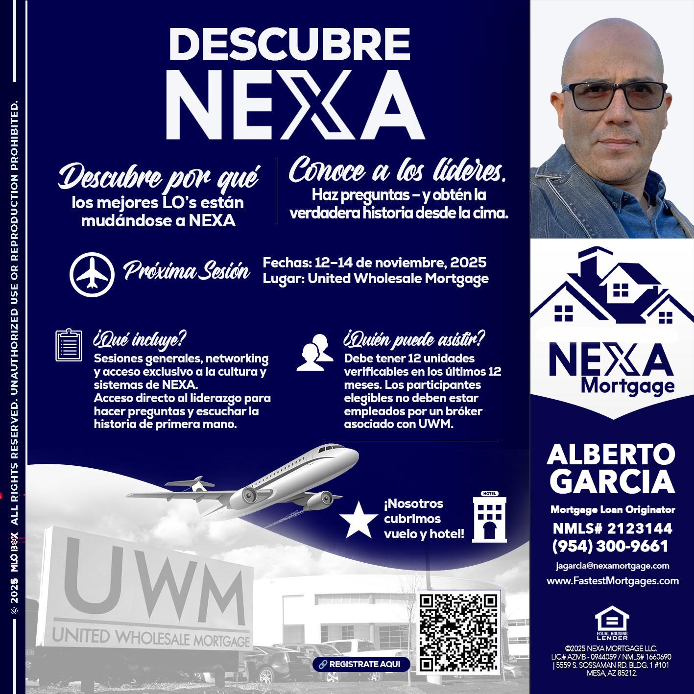 DESCUBRE NEXA - Alberto Garcia -Mortgage Loan Originator