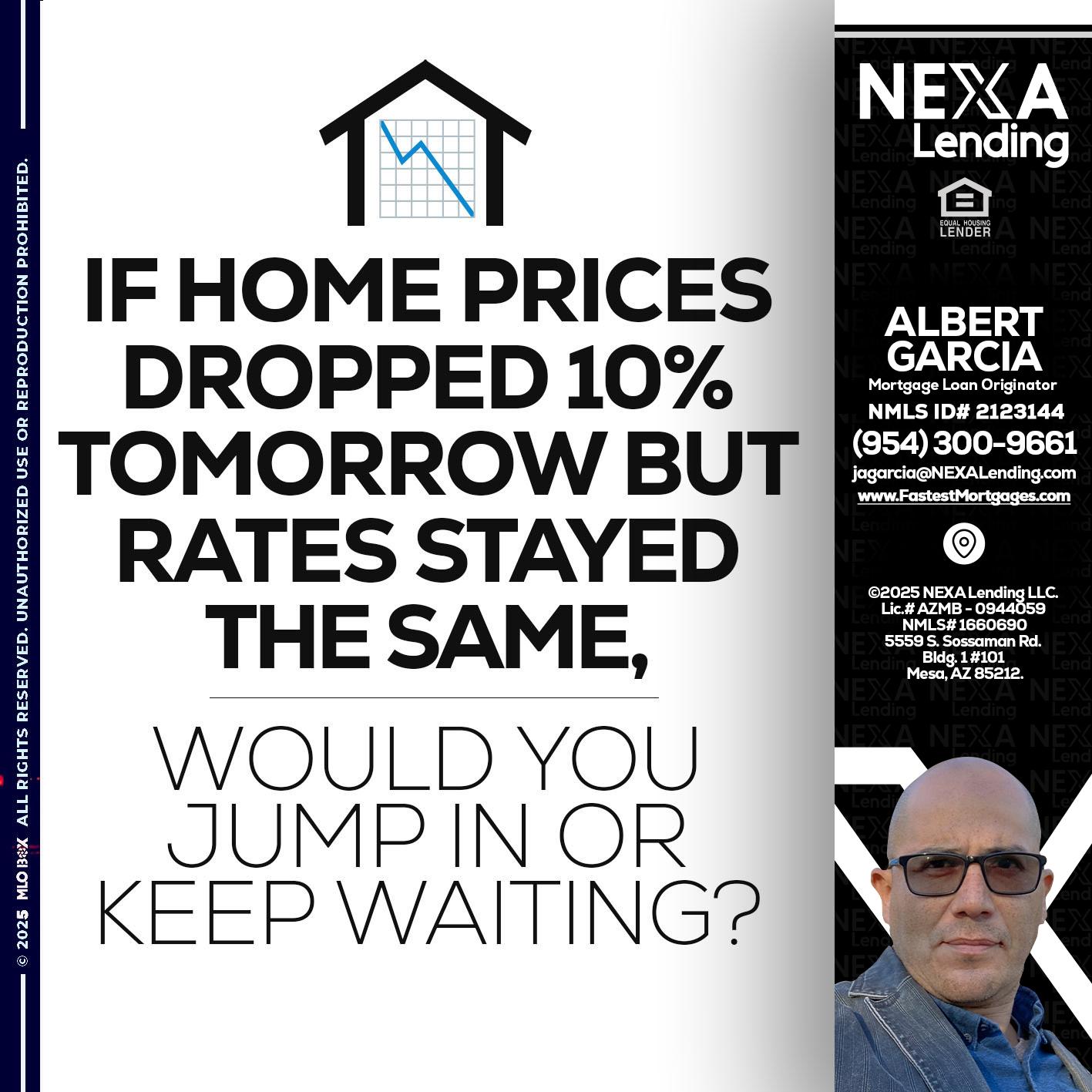 IF HOME PRICES - Alberto Garcia -Mortgage Loan Originator