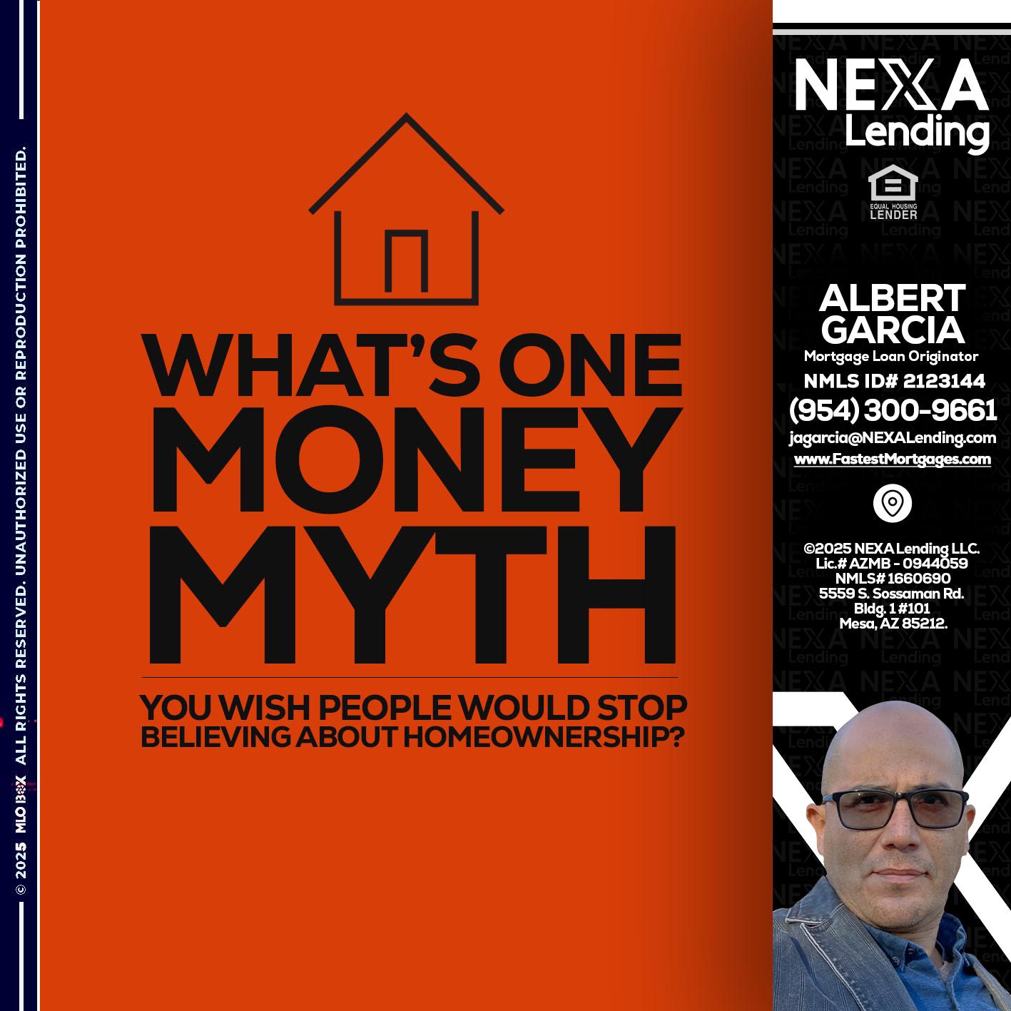 WHATS ONE - Alberto Garcia -Mortgage Loan Originator