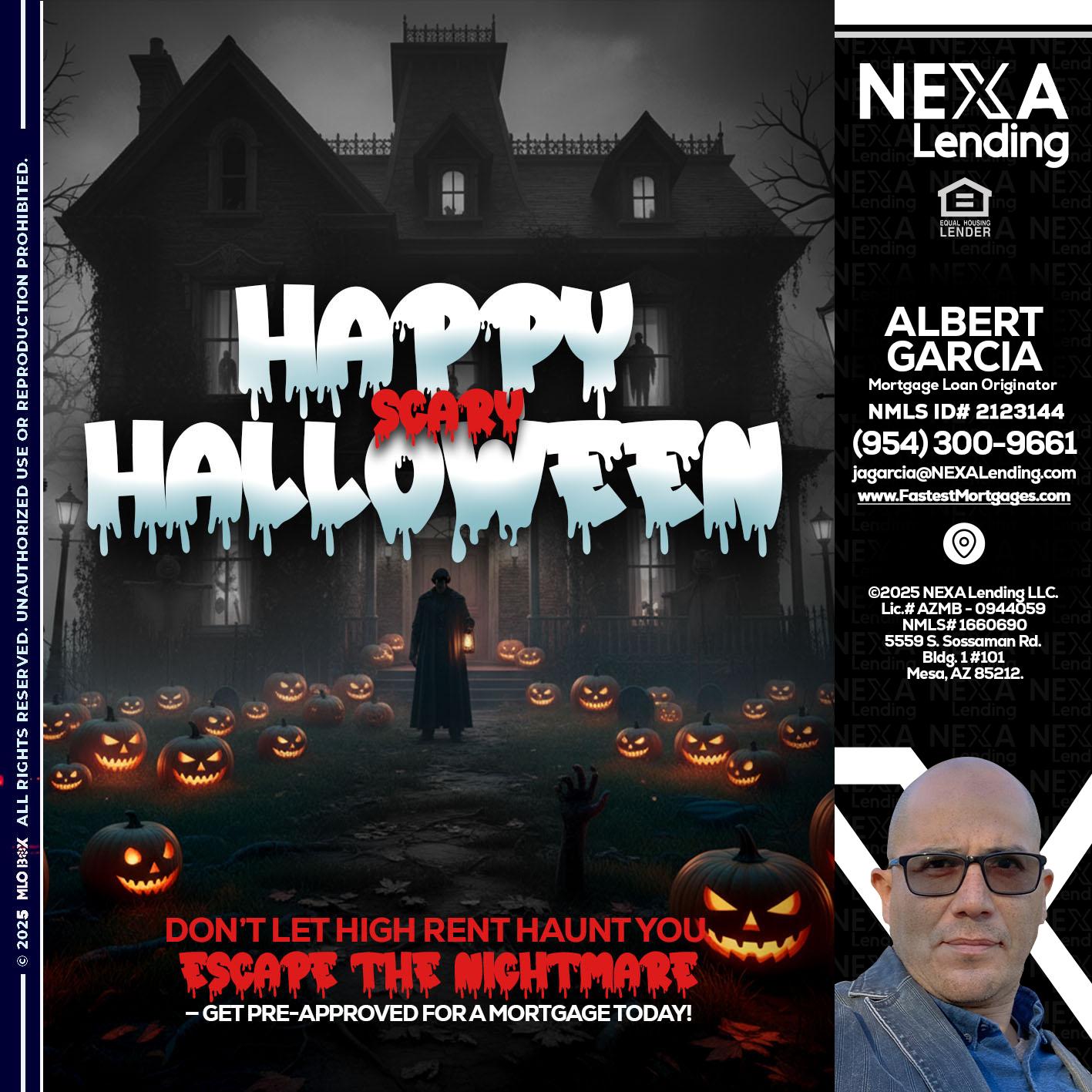 HAPPY HALLOWEEN - Alberto Garcia -Mortgage Loan Originator