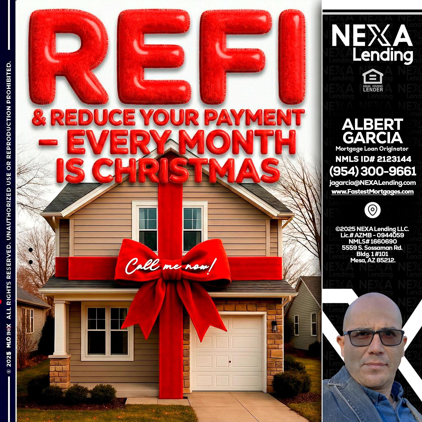 REFI - Alberto Garcia -Mortgage Loan Originator