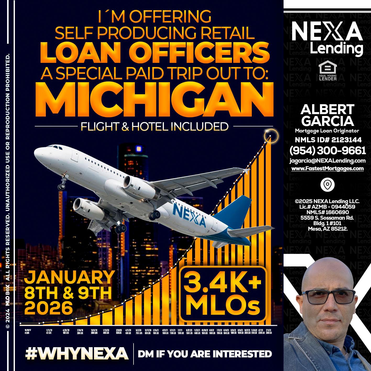 MICHIGAN TRIP - Alberto Garcia -Mortgage Loan Originator