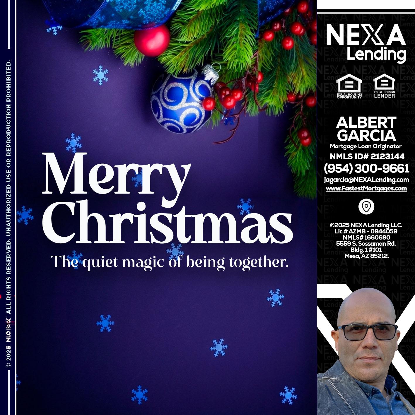 merry christmas - Alberto Garcia -Mortgage Loan Originator