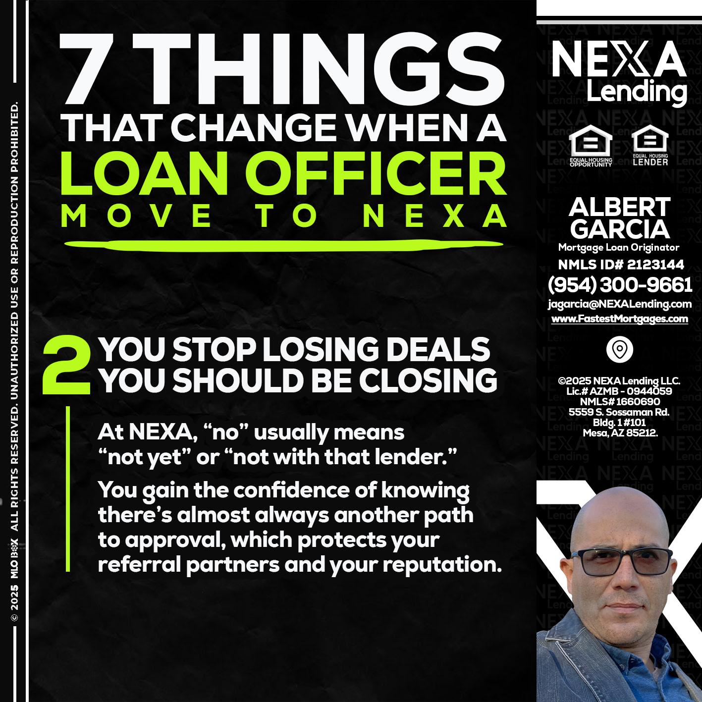 7 THINGS (2) - Alberto Garcia -Mortgage Loan Originator