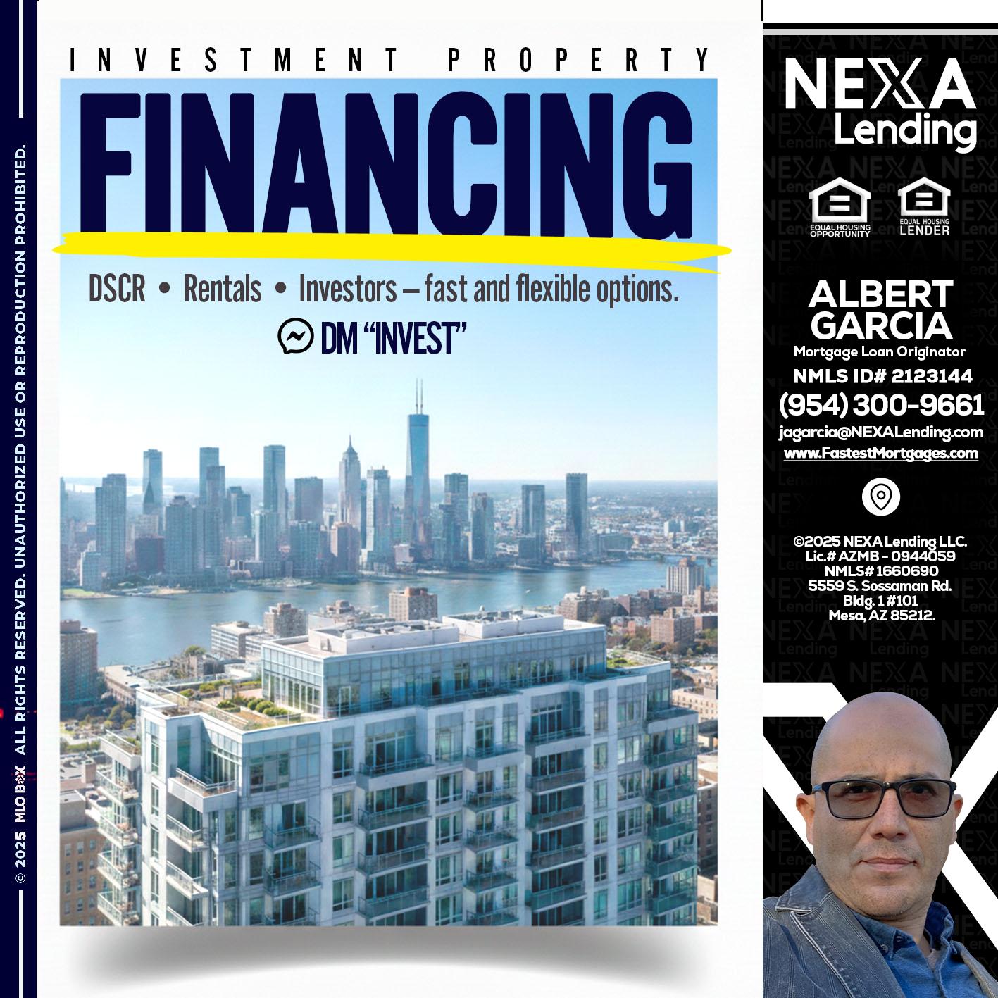 FINANCING - Alberto Garcia -Mortgage Loan Originator