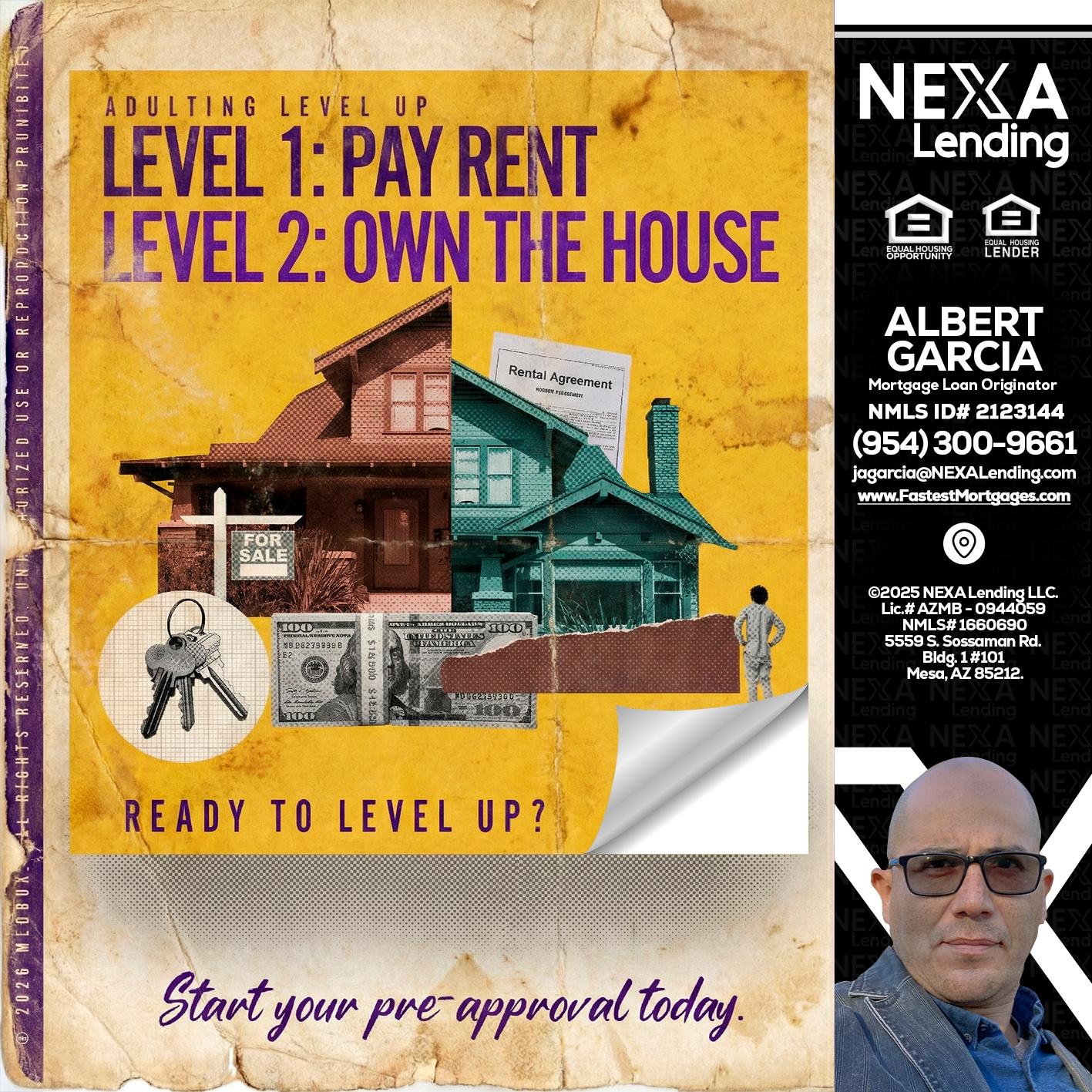 LEVEL 1 - Alberto Garcia -Mortgage Loan Originator