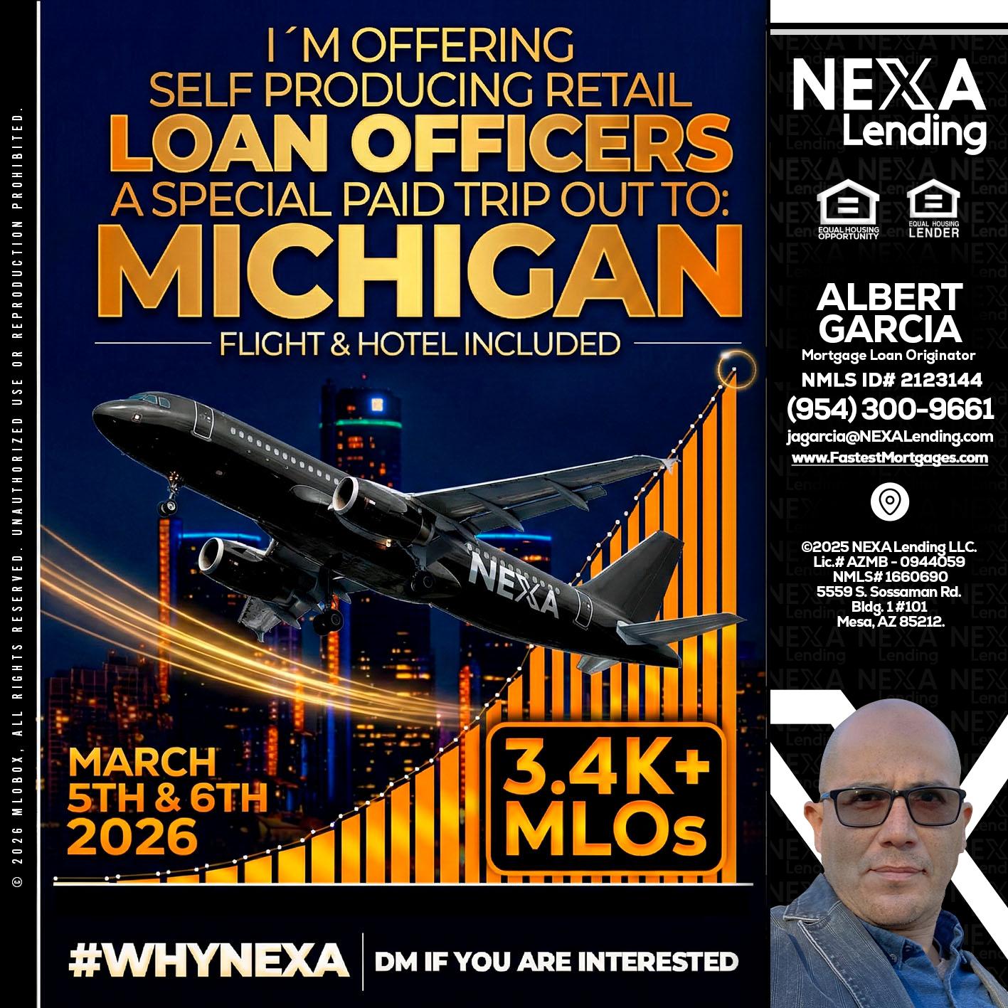 MICHIGAN - Alberto Garcia -Mortgage Loan Originator