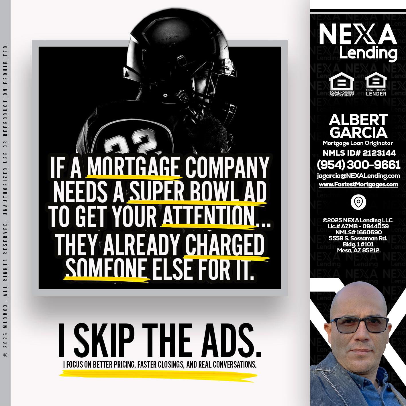 if a mortgage ad - Alberto Garcia -Mortgage Loan Originator