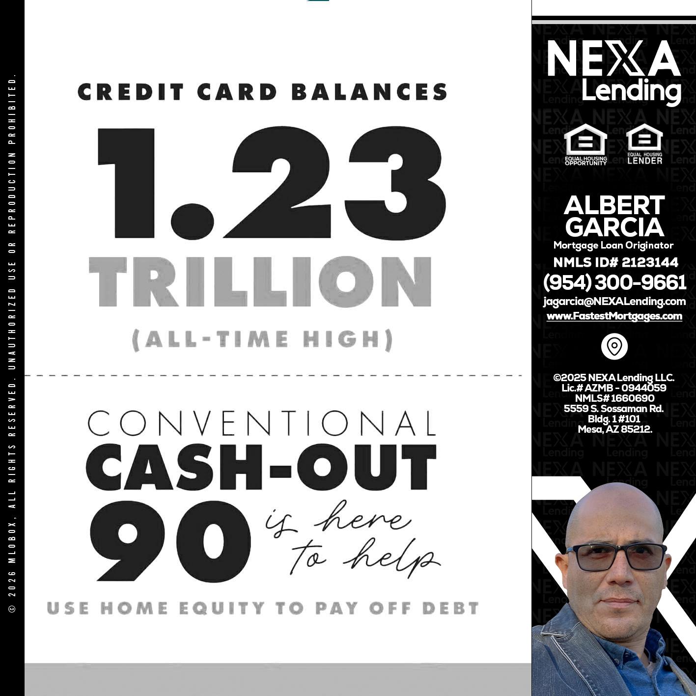 CREDIT CARD BALANCE - Alberto Garcia -Mortgage Loan Originator