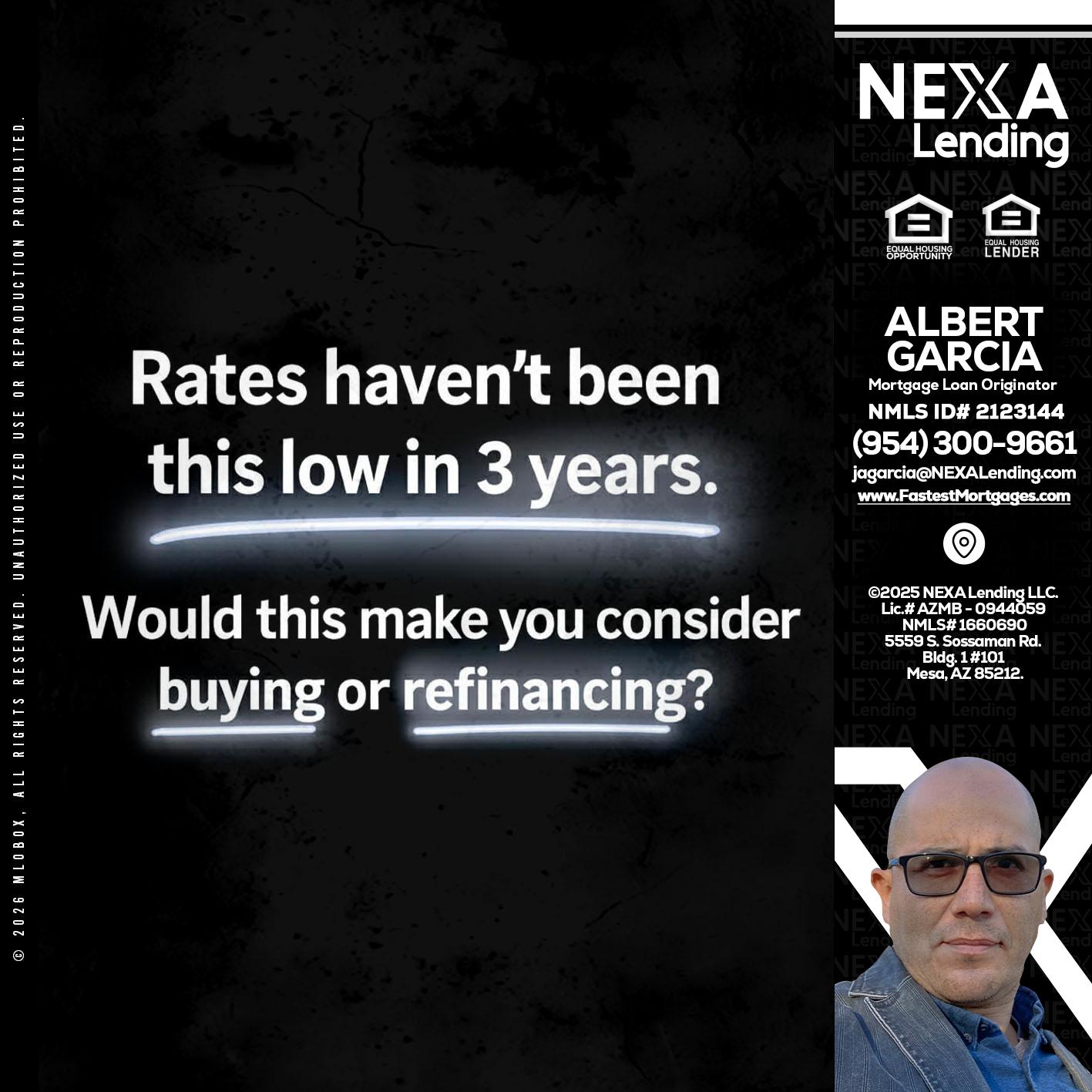 RATES HAVEN'T - Alberto Garcia -Mortgage Loan Originator