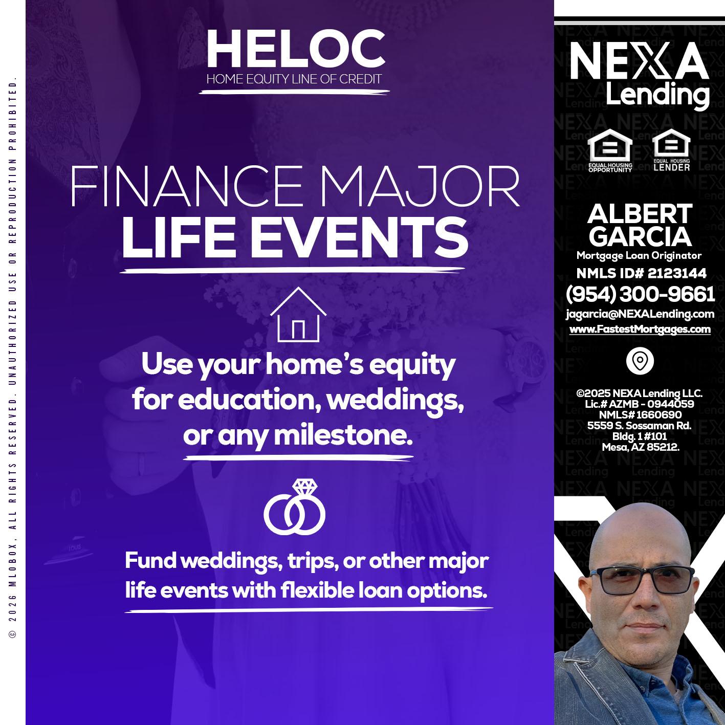 HELOC - Alberto Garcia -Mortgage Loan Originator