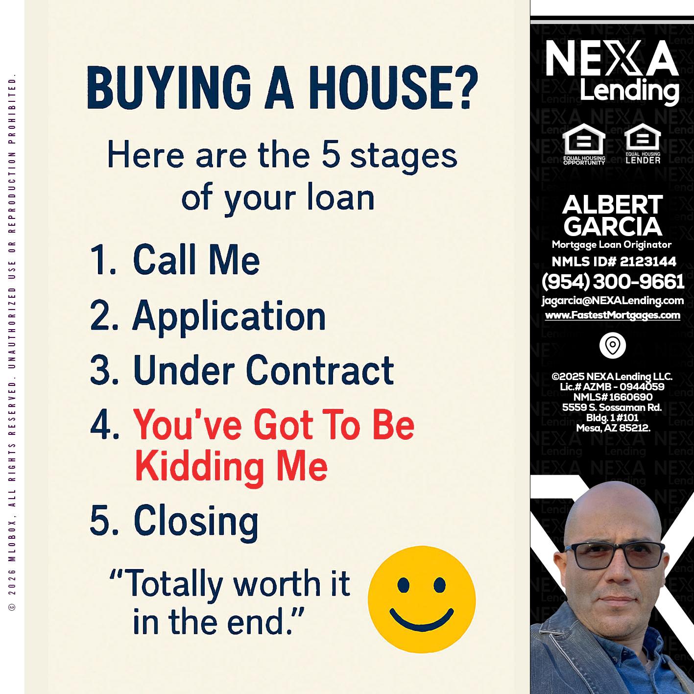 BUYING A HOUSE - Alberto Garcia -Mortgage Loan Originator