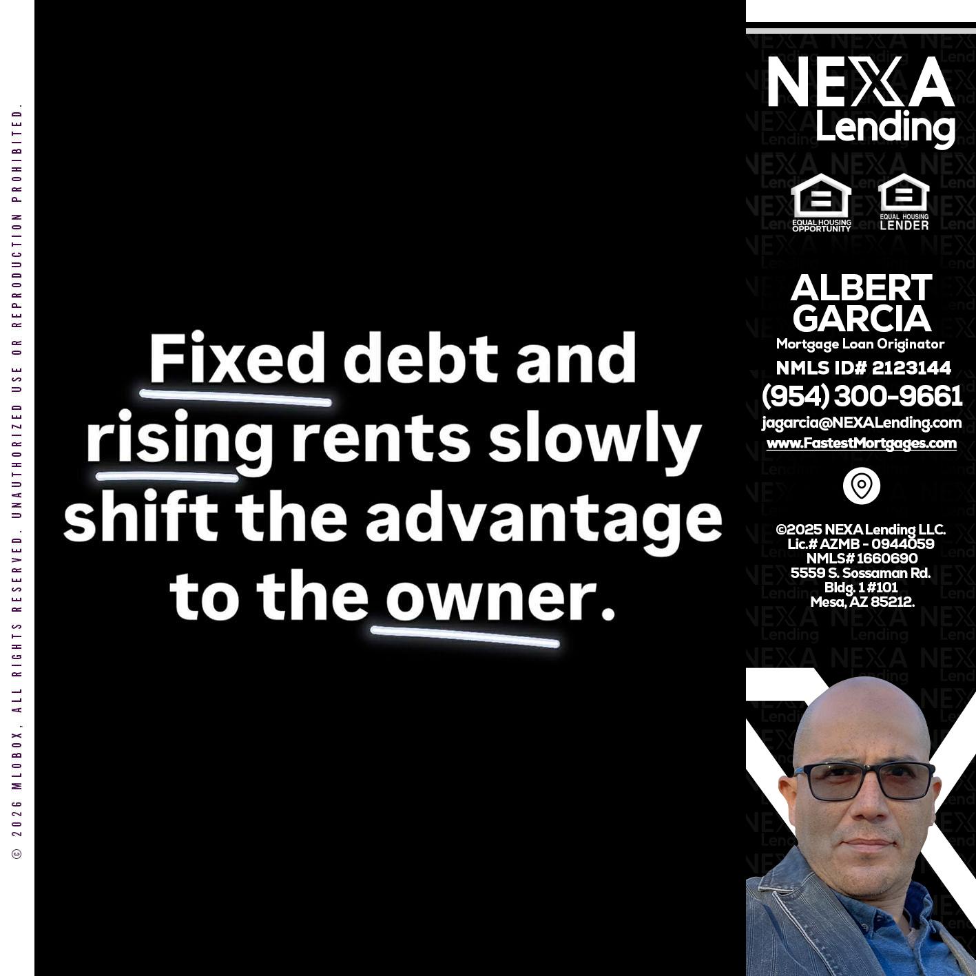 FIXED DEBT - Alberto Garcia -Mortgage Loan Originator