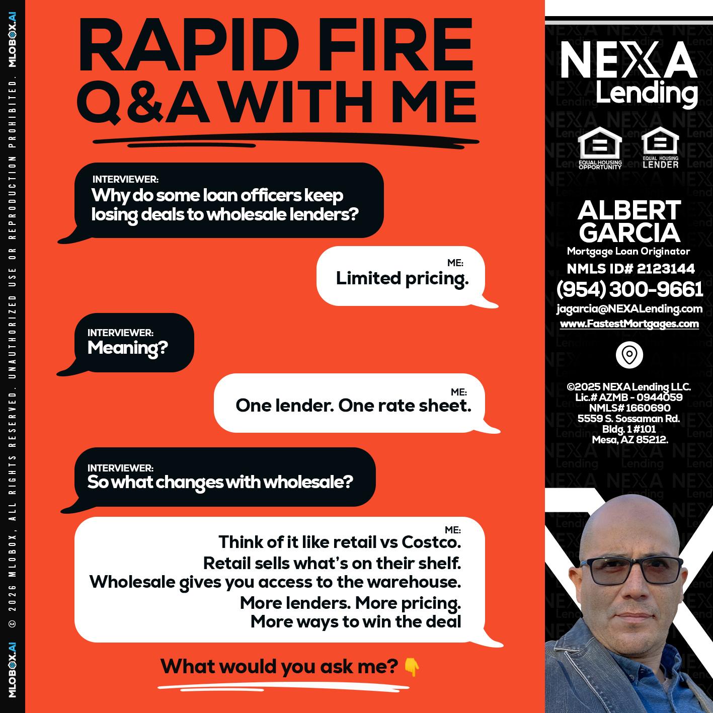 Q&A - Alberto Garcia -Mortgage Loan Originator