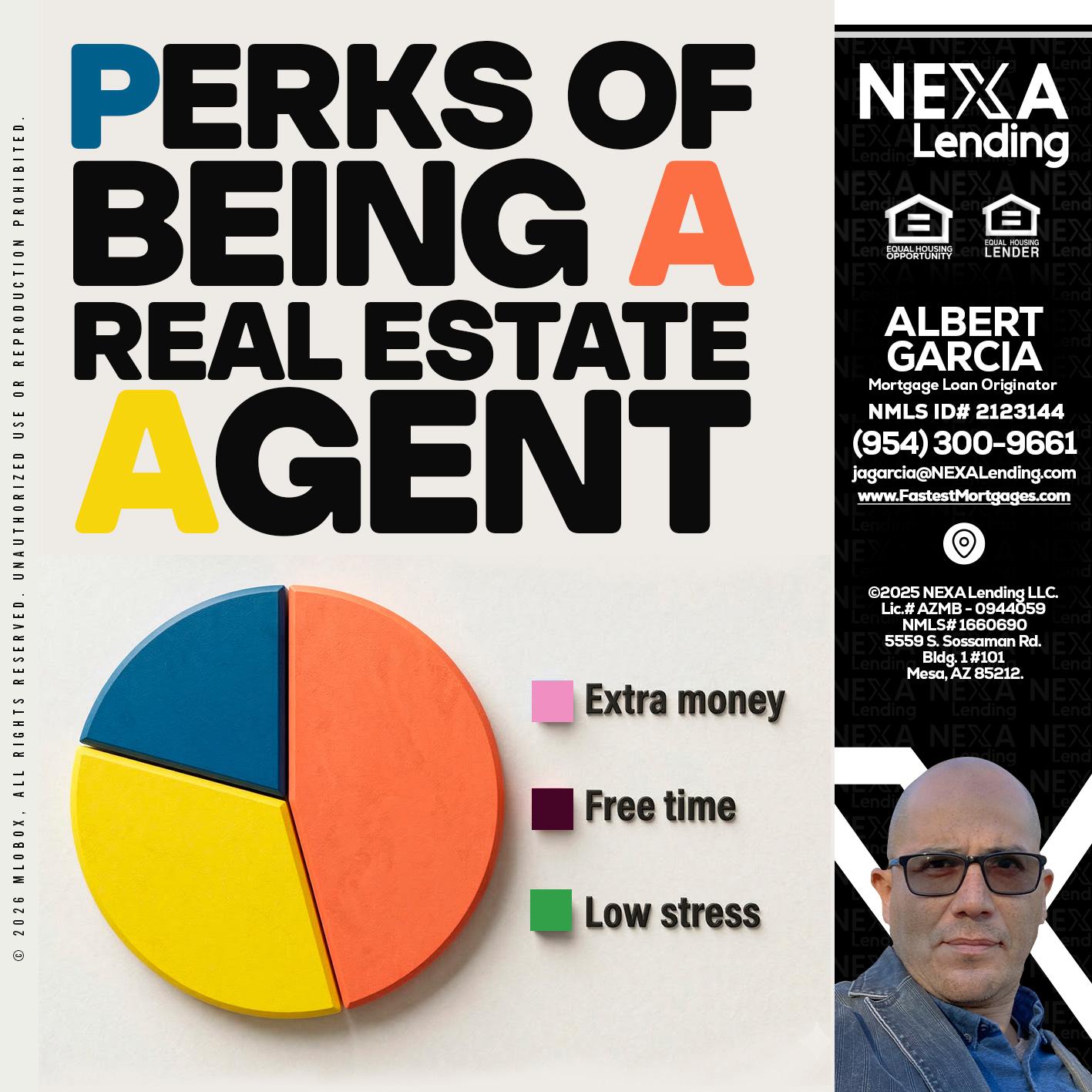 PERKS OF BEING - Alberto Garcia -Mortgage Loan Originator