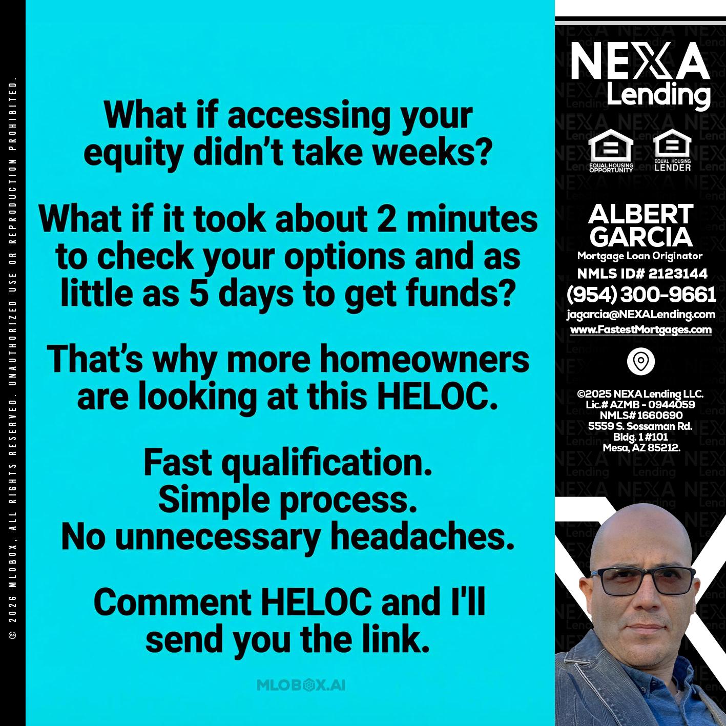 what if - Alberto Garcia -Mortgage Loan Originator
