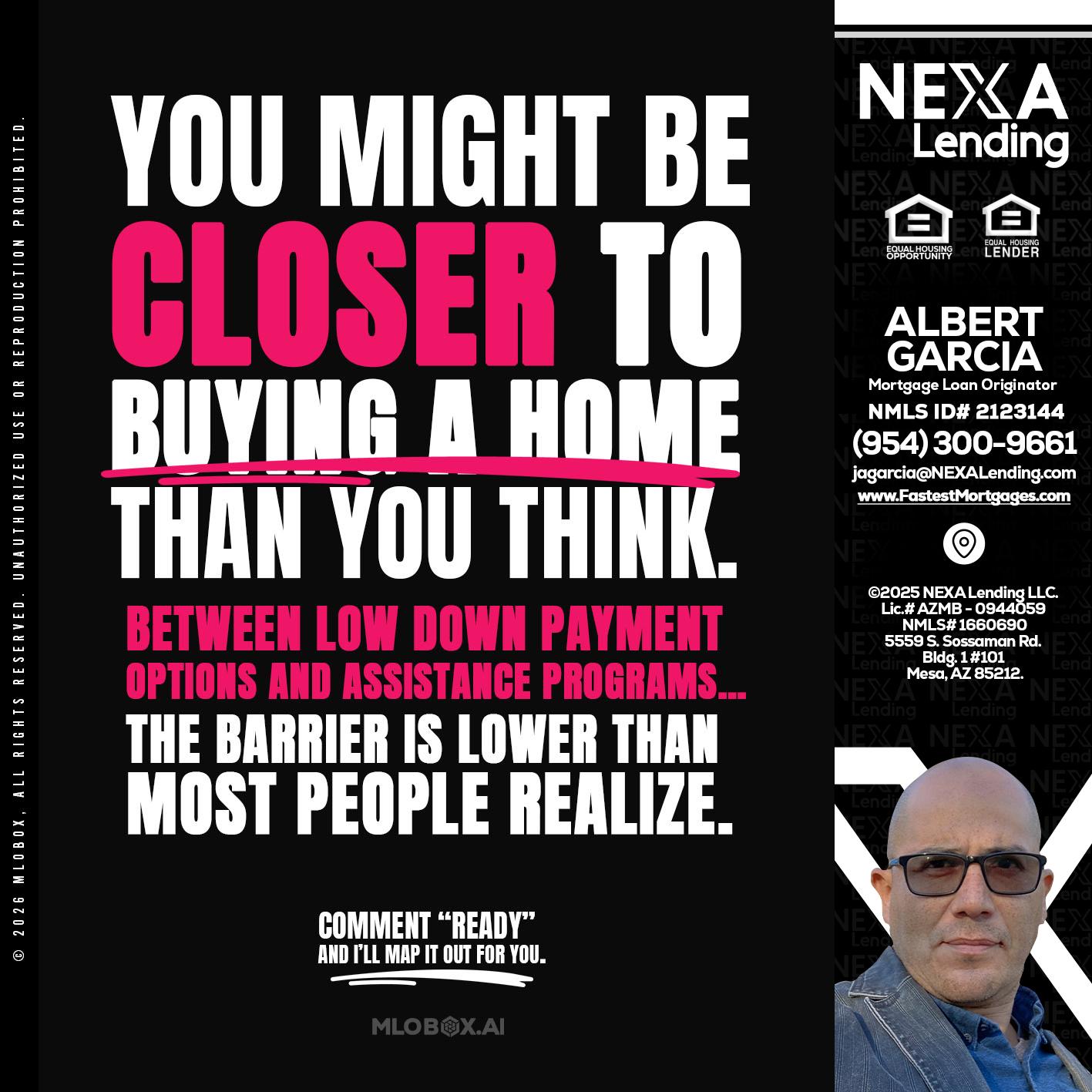 YOU MIGHT BE - Alberto Garcia -Mortgage Loan Originator