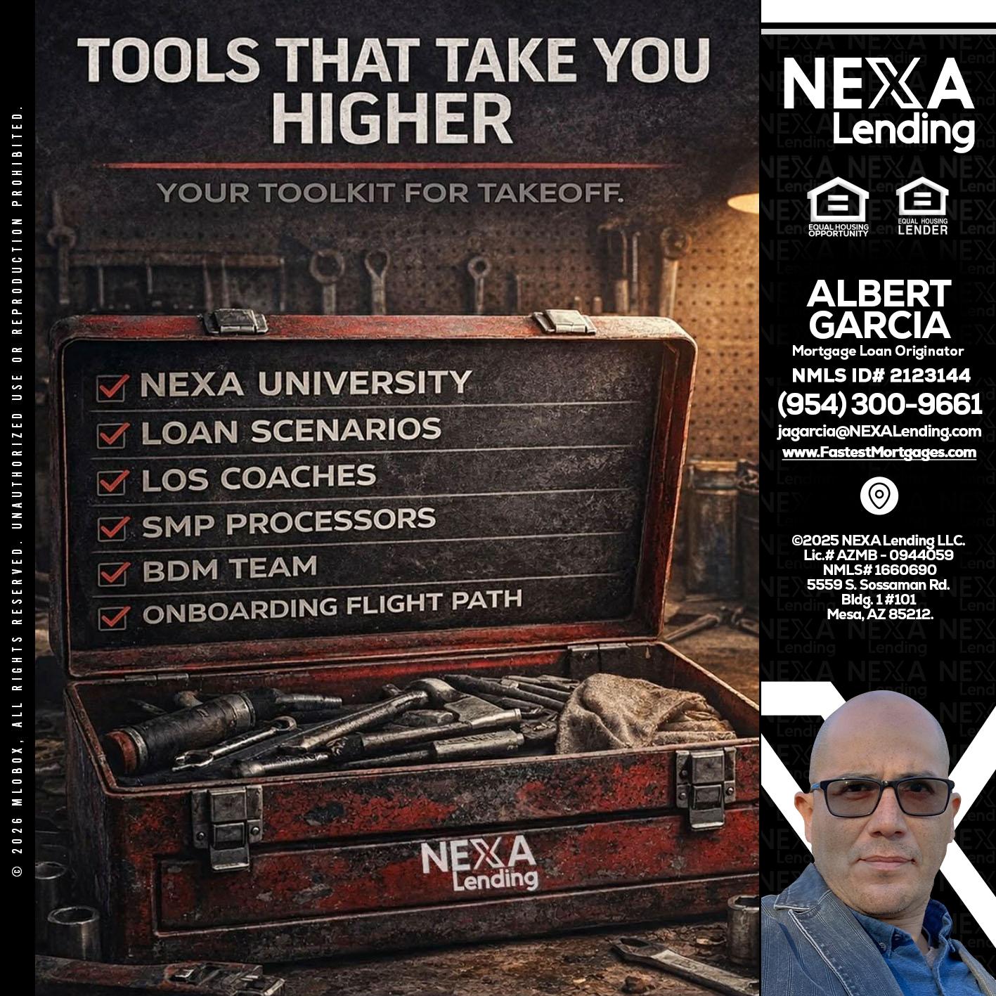 TOOLS THAT - Alberto Garcia -Mortgage Loan Originator