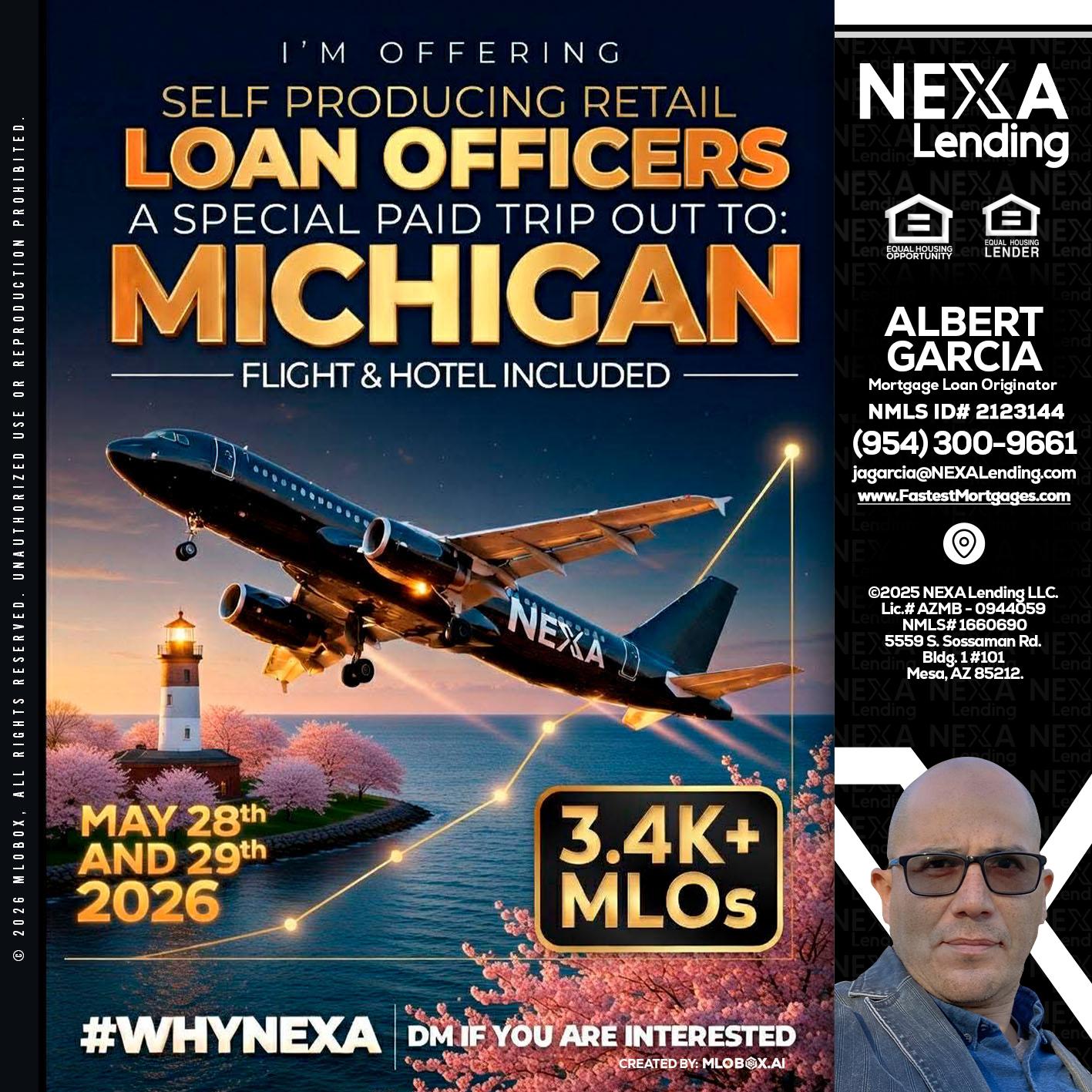 MICHIGAN TRIP - Alberto Garcia -Mortgage Loan Originator