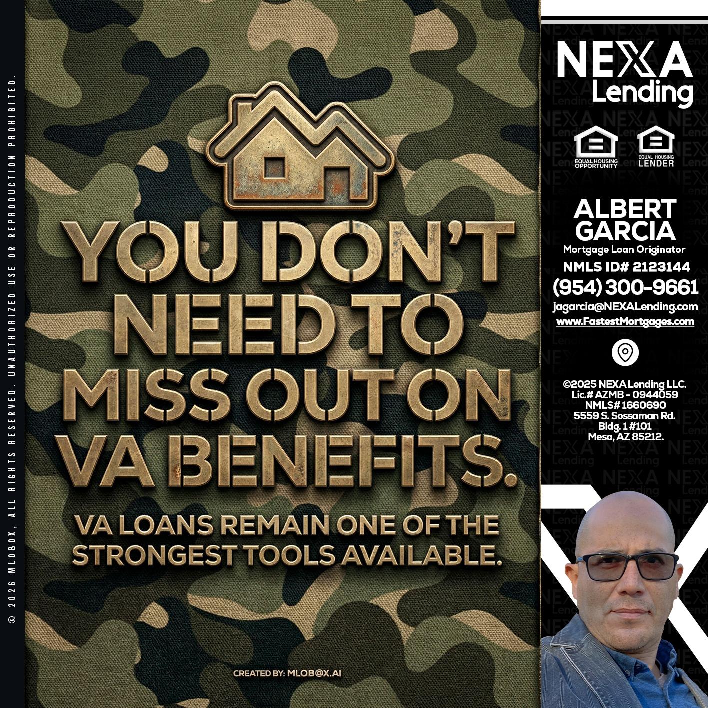you don't need - Alberto Garcia -Mortgage Loan Originator