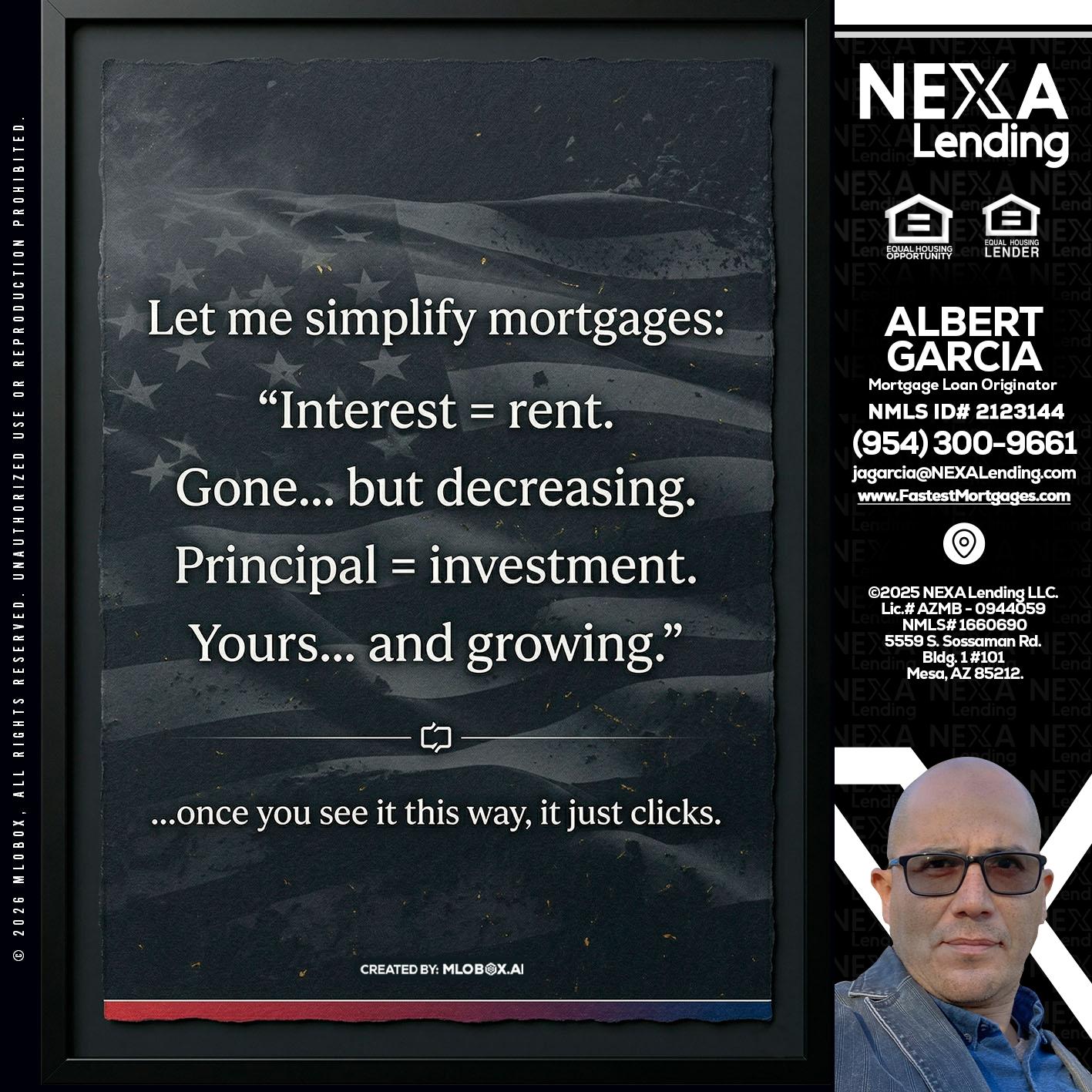 LET ME SIMPLIFY - Alberto Garcia -Mortgage Loan Originator