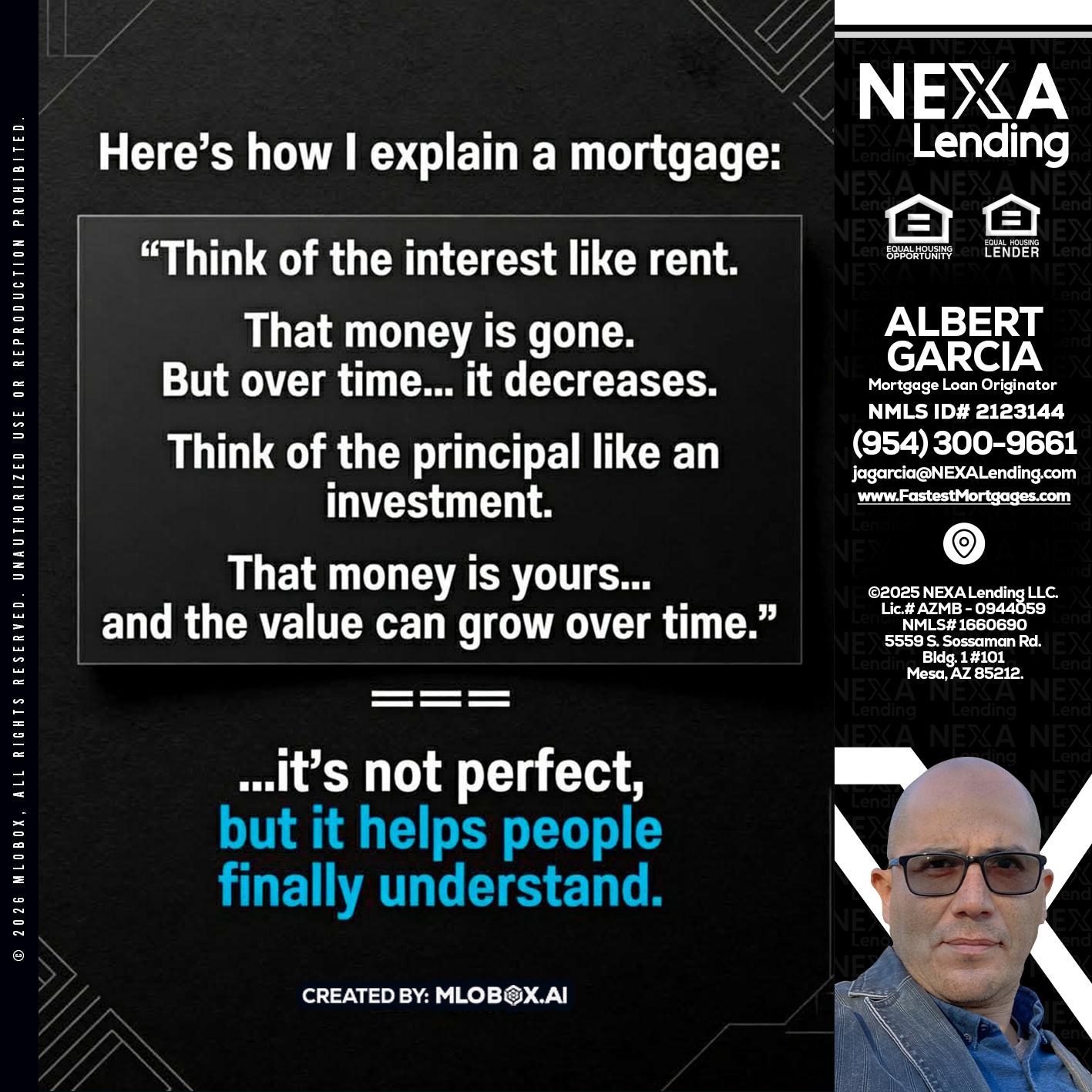 HERES NOW - Alberto Garcia -Mortgage Loan Originator