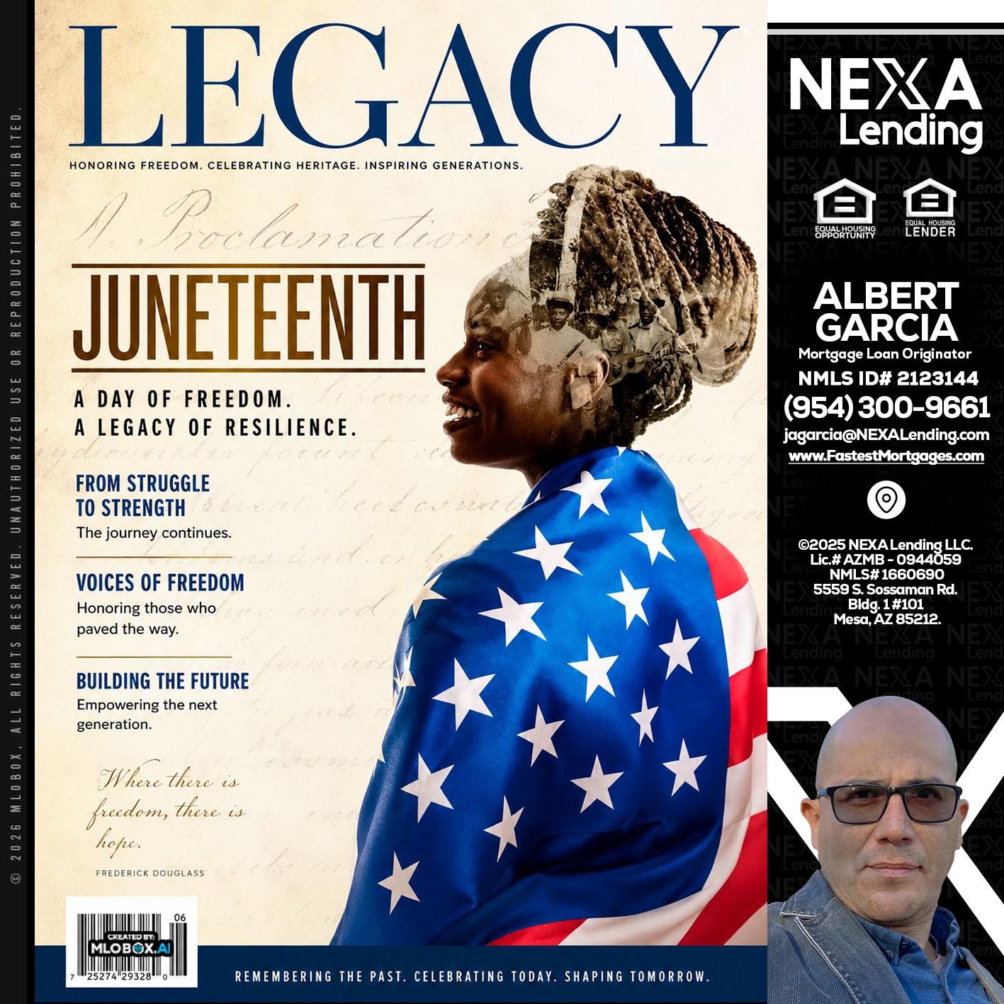 LEGACY - Alberto Garcia -Mortgage Loan Originator